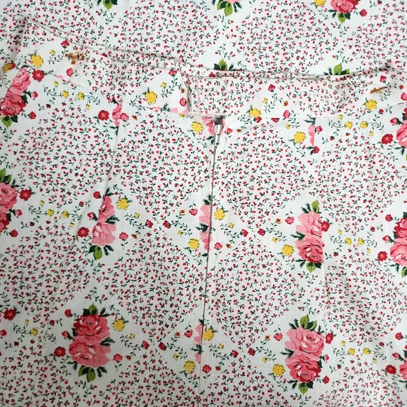 Vintage 70s Prairie Skirt Floral maxi Aline - Picture 6 of 8